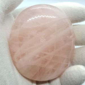 Rose Quartz Palm Stone 146g          #97z